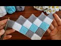 Wow! 😇 Amazing.. Super Easy how to make eye catching tunisian crochet Everyone who saw it loved it