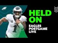 Out of sync Eagles hang on to beat Patriots in Week 1 25-20 | Eagles Postgame Live