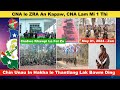 May 1 Zan: CNA le ZRA Kapaw, CNA Pakhat Thi. Chin Unau In Hakha le Thantlang Kan Lo Lak Bawm Ding..