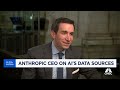 anthropic ceo dario amodei on claude 3 model ai arms race and big tech partnerships