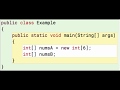 Java Arrays 3: int array variable that is not set - it stays null