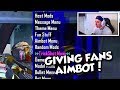 GIVING FANS AIMBOT WITHOUT THEM KNOWING! (GONE WRONG) BO2 Trickshotting