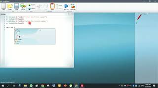 making simple math operations using small basic