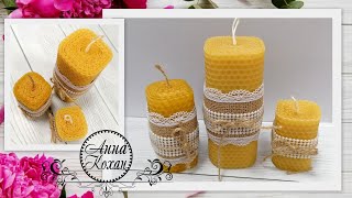 DIY🔥HANDMADE CANDLES OF TRIANGULAR AND SQUARE SHAPE🔥