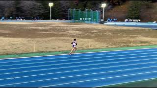 2024/12/14 国士舘大学記録会 女子 3000m 1組