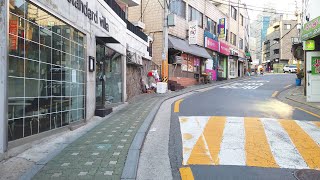 【4K】 13-0-6. Oksu-dong Neighborhood Street walk tour, Seoul, Korea┃옥수동 동네 거리 걷기