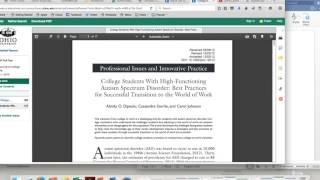 Databases, APA Style: Ohio University