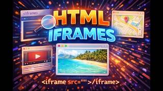 HTML iFrames Explained in Full | Embed Websites, Videos & Maps Easily 🚀 Beginner to Advanced Guide