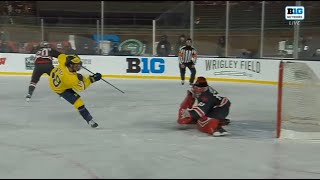 Michael Hage Scores 11th of Season (1G/1A) in Outdoor Game - Highlights 1-3-25