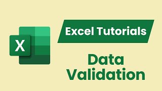 Data Validation in Microsoft Excel