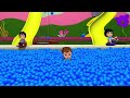 learn numbers 1 10 with surprise eggs ball pit show more funzone songs for kids chuchu tv