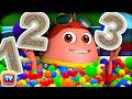 Learn Numbers 1 - 10 with Surprise Eggs Ball Pit Show + More Funzone Songs for Kids - ChuChu TV