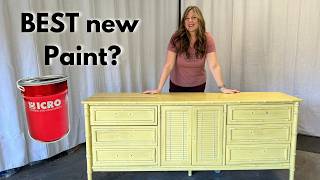 Vintage Faux Bamboo Dresser Makeover:  Transform with ICRO Paint!