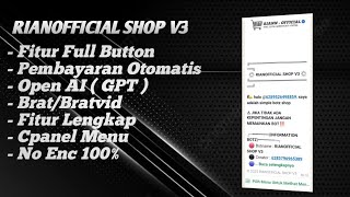 BOT WHATSAPP 2025 || FITUR FULLBUTTON || FITUR ALL OTOMATIS || Sc By RianOfficial