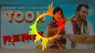 Toom Remix Surender Romio New Haryanvi DJ Remix Song 2020 Remix By Kuldeep Nandha