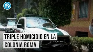 Reportan triple homicidio en un despacho de la colonia Roma