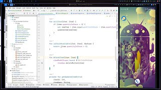 CRUD operations in Android App using SQLite Database.