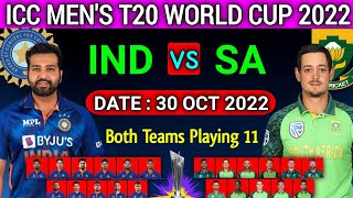 ICC T20 World Cup 2022 | India vs South Africa Playing 11 | IND vs SA Playing 11 2022 | IND vs SA |