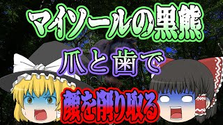 【ゆっくり解説】世界最悪の獣害！12人の顔を食ったマイソールの黒熊