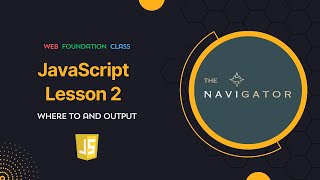 JavaScript Lesson2 Where To And Output