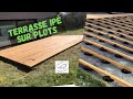 comment faire une terrasse en bois sur plots réglables