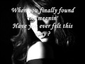 Have you ever been in love-Celine Dion with lyrics