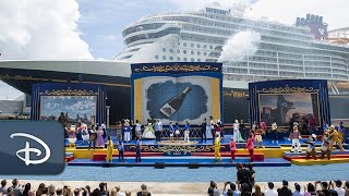 WATCH LIVE: The Disney Wish Christening … Wishes Do Come True | Disney Cruise Line