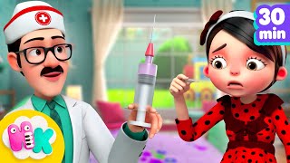 Miss Polly had a Dolly 👨🏻‍⚕️ | Songs for Kids | HeyKids Nursery Rhymes