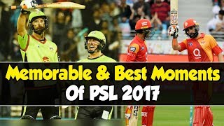 Memorable & Best Moments Of PSL 2017 | HBL PSL