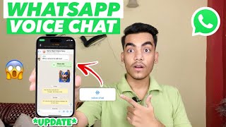 WhatsApp Group Voice Chat | WhatsApp Voice Chat Settings | WhatsApp New Update