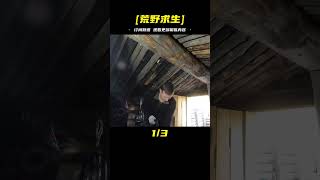 #荒野建造 #丛林木屋 #木屋别墅 #荒野生存 #手工建造