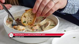 National Clam Chowder Day - February 25