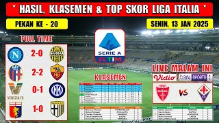 Hasil Liga Italia Tadi Malam ~ NAPOLI vs VERONA ~ BOLOGNA vs AS ROMA ~ Liga Italia 2025 Pekan 20