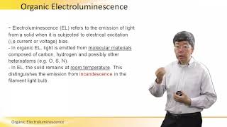 What is Organic EL - Electroluminescence