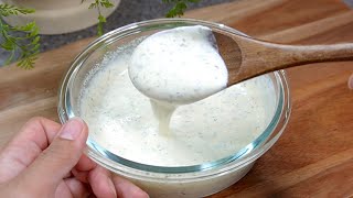 How to Make Ranch Dipping Sauce / Dressing  | Homemade Ranch Sauce