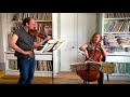 SCMF at home: Benjamin Nabarro (violin) and Gemma Rosefield (cello) - Duo