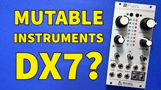 New Mutable Instruments Plaits Firmware. Yamaha DX7 FM in a module!