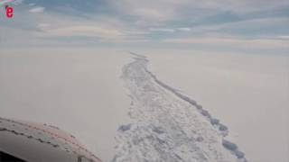Un iceberg de plus de 5000 km2 prêt à se détacher en Antarctique