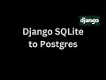 How to troubleshoot Django errors when migrating sqlite database to postgres