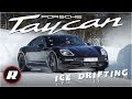 Ice drifting the Porsche Taycan: Driving the new all electric sports car