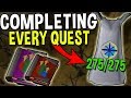 The Power of Completing Every Quest in Oldschool Runescape! Main Progress #9 [OSRS]