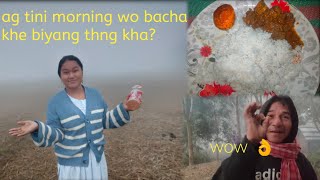 ag tni morning wo bacha khe biyang thng ?||ask siyari kwbang ma mongsa c nok jk leya🌫️🥶||