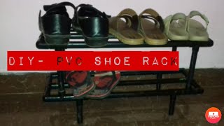 പഴയ PVC പൈപ്പുകൾ ഉപയോഗിച്ച് നിർമ്മിച്ച ഷൂ റാക്ക്  I Shoe Rack I DIY Shoe Rack I PVC Shoe Rack