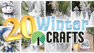 20 BRILLIANT 🤯 Dollar Tree DIY Crafts For Winter