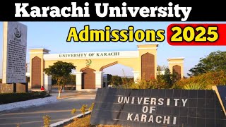 Karachi University admissions 2025 details | KU admissions details 2024 to 2025 | Admissions details