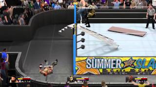 WWE 2K15 Shits: Devastating Clothesline!!!
