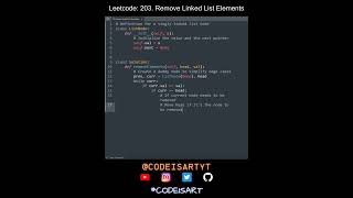 Leetcode 203. Remove Linked List Elements in Python | Python Leetcode | Python Coding Tutorial