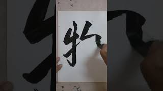 書道=洪叔演示(物)字😍