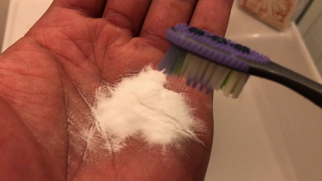 How To Brush Teeth With Baking Soda - YouTube