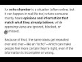 What is an Echo Chamber?